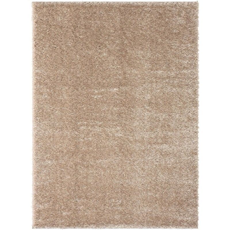 Luxe Weavers Shag Solid Area Rug for Living Rooms