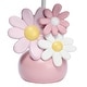 preview thumbnail 2 of 4, Lambs & Ivy Daisy Dreams Hand-Painted Pink Floral Lamp w/ Shade and LED Bulb