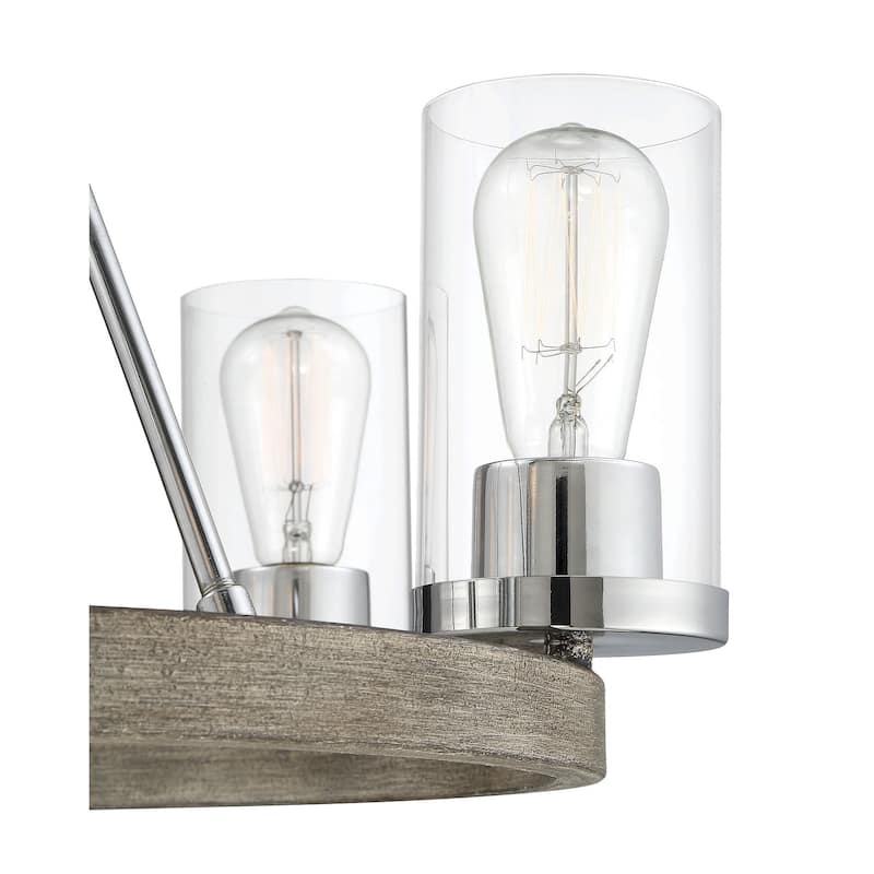 Meridian M10070 5 Light 27" Wide Ring Chandelier