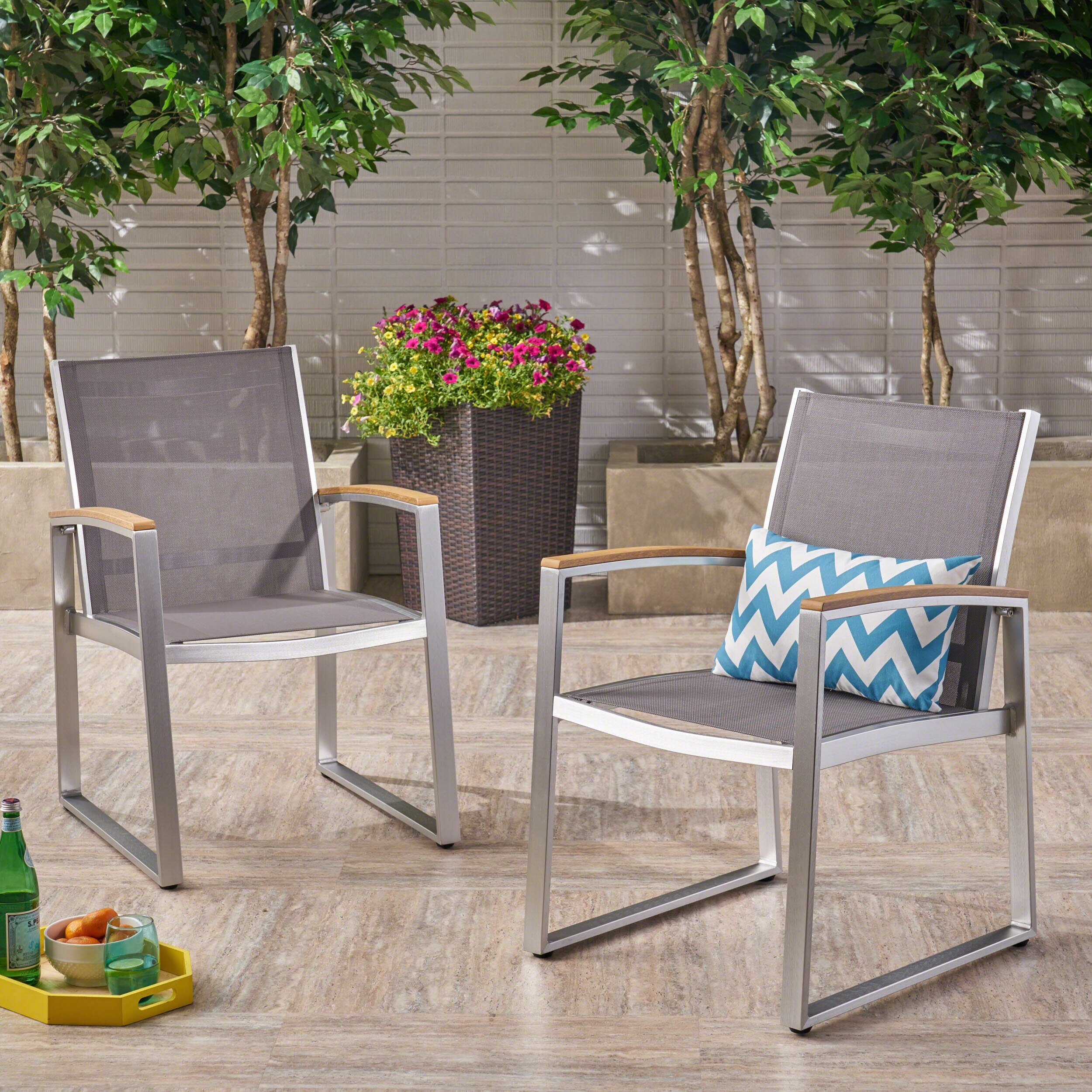 Mesh Outdoor Dining Chairs Bed Bath Beyond