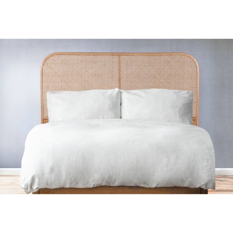 Lombok Cane and Teak Headboard - Queen
