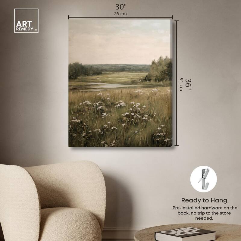 Marshland Whispers Canvas by Art Remedy, Gallery Wrapped