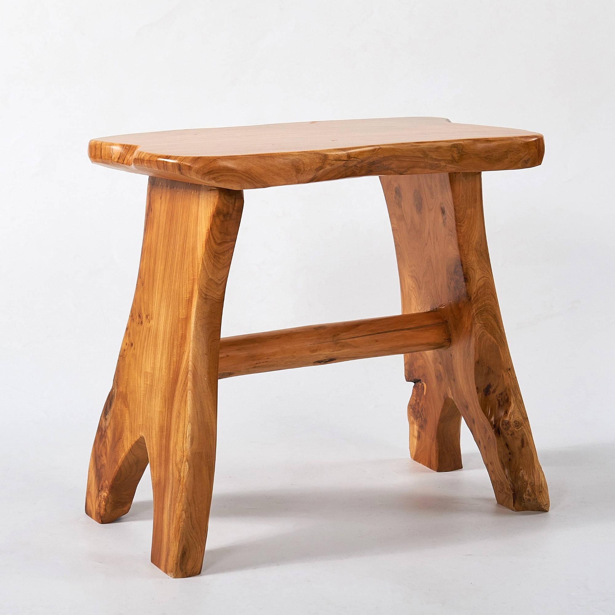 Greenage Cedar Roots Wood Bench - On Sale - Overstock - 31762427