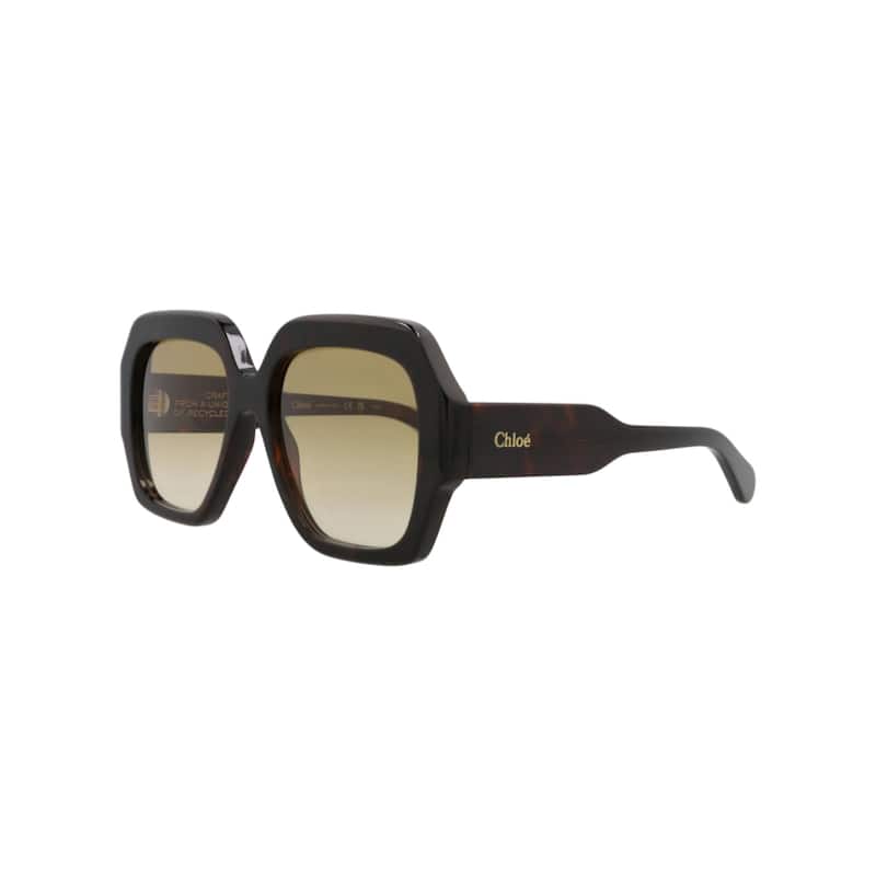 Chloé Square-Frame Recycled Acetate Sunglasses