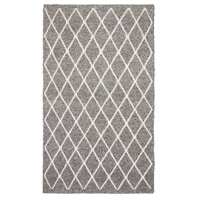 ECARPETGALLERY Braid weave Sienna Black Wool Rug - 4'11 x 8'8 - Black - 4'11 x 8'8