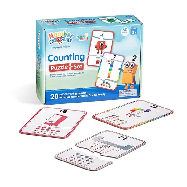 slide 2 of 6, Hand2Mind Numberblocks Counting Puzzle Set - Multi Multi - Kids