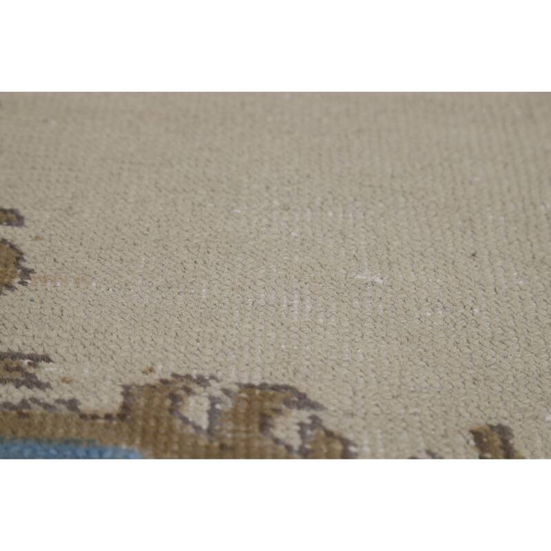 Geometric Tabriz Persian Rug Traditional Oriental Handmade Wool Carpet - 6'10"x 9'4"