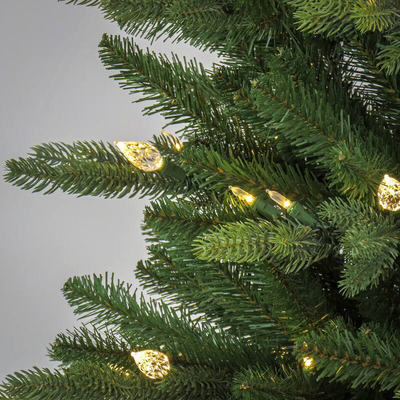 National Tree Company 7.5 ft. Pre-Lit Wallace Pine Tree with LED Lights - 7.5 Foot