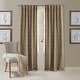 preview thumbnail 5 of 14, Elrene Antonia Blackout Rod Pocket/Back Tab Curtain Panel 52" W X 108" L - Taupe