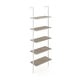preview thumbnail 12 of 81, Nathan James Theo 5-Shelf Ladder Bookcase Wood with Metal Frame