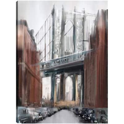 Manhattan Bridge By Studio Arts Canvas Art Print