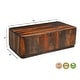 preview thumbnail 12 of 10, Jordan Solid Sheesham Wood Block Coffee Table with Platform Base