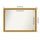 preview thumbnail 108 of 191, Wall Mirror Choose Your Custom Size - Extra Large, Townhouse Gold Wood Outer Size: 46 x 33 in