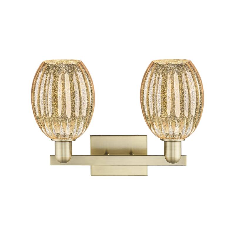 Innovations Lighting Downtown Urban - Preston - 2 Light 16" Bell Shade Bath Vanity Light