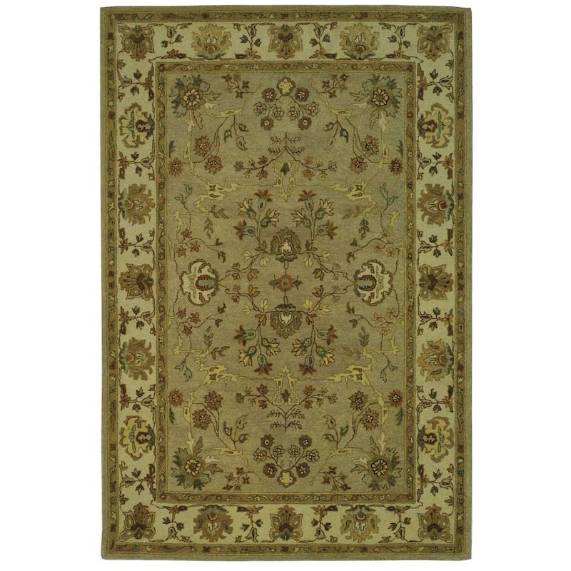 SAFAVIEH Handmade Bergama Petkana Oriental Hand-spun Wool Rug