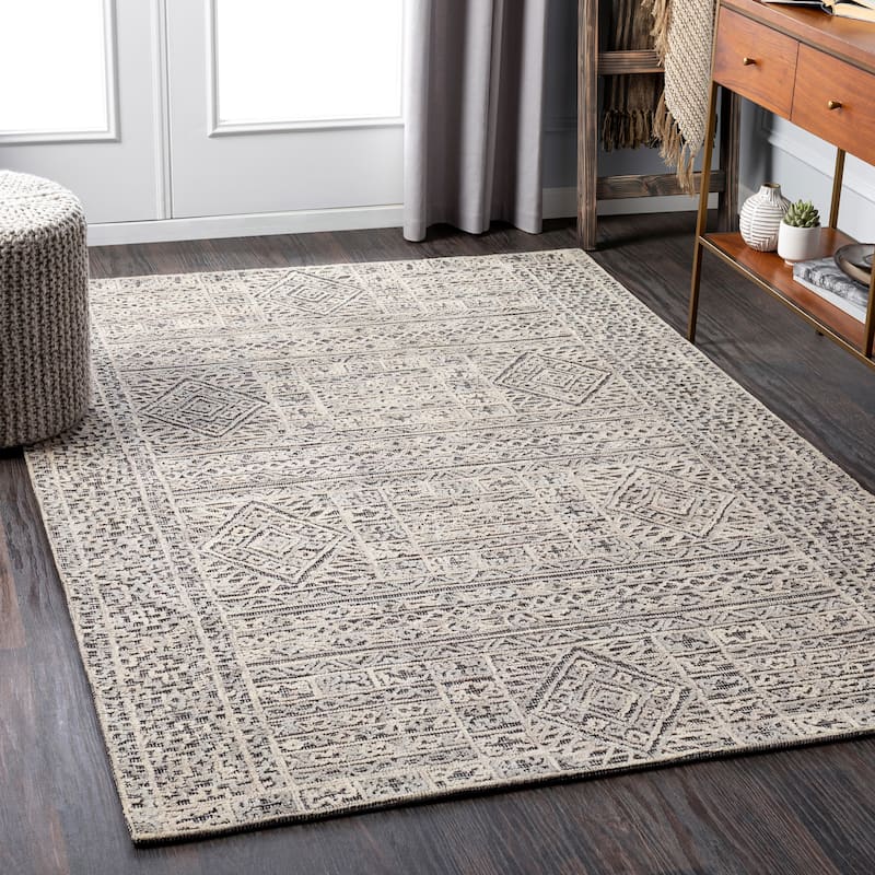 Artistic Weavers Gilda Traditional Wool Handmade Area Rug - Grey - 8' 10" x 12'