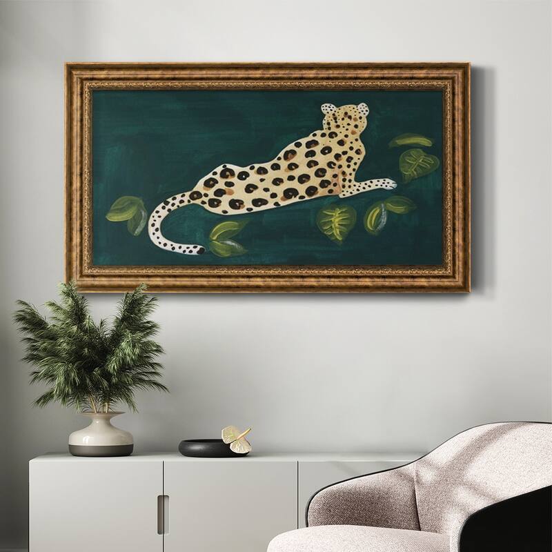 Lethargic Leopard I Premium Framed Canvas- Ready to Hang