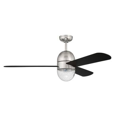 Craftmade 52" Pill Ceiling Fan - Brushed Polished Nickel