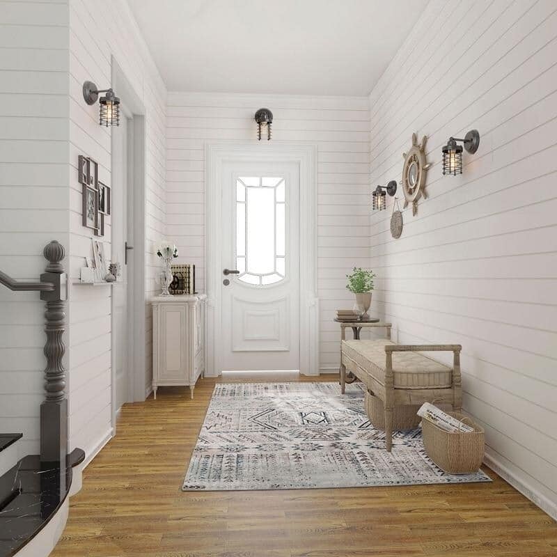 Industrial 1-Light Cage Metal Wall Sconces Lighting for Bedroom