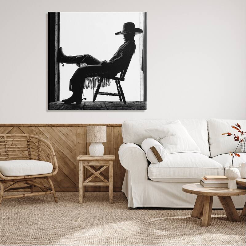 Stupell Southwestern Cowboy Photography Canvas Wall Art Design by PBurchettePhoto