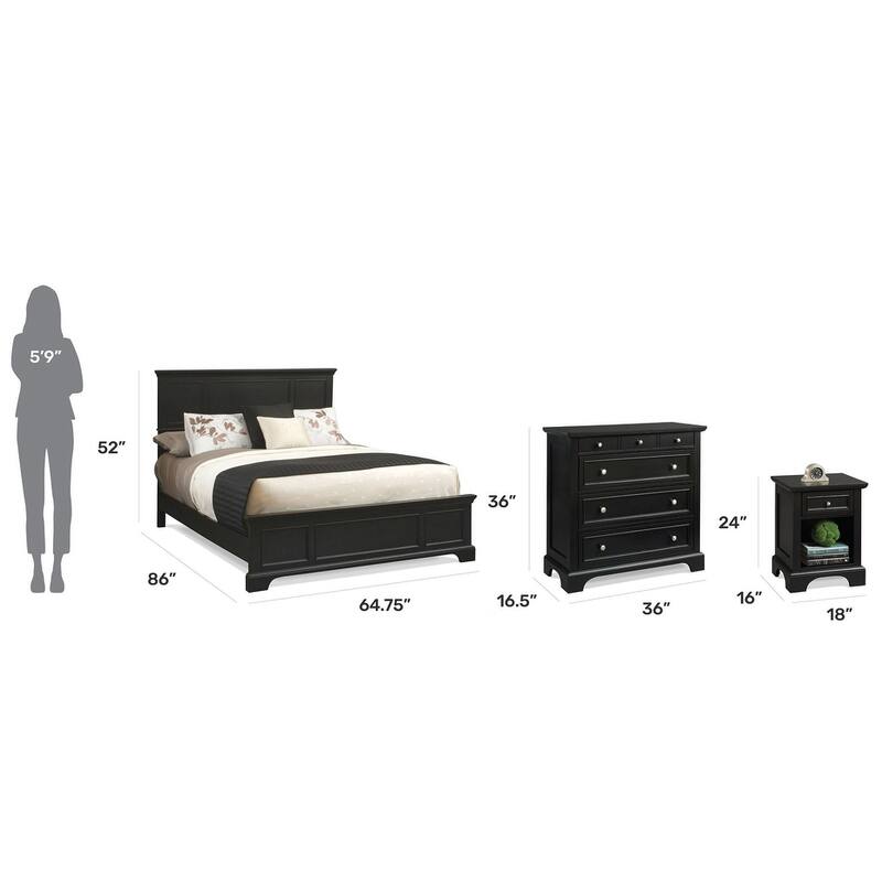 Copper Grove Oastler 3-piece Queen Bed, Nightstand, and Chest Set