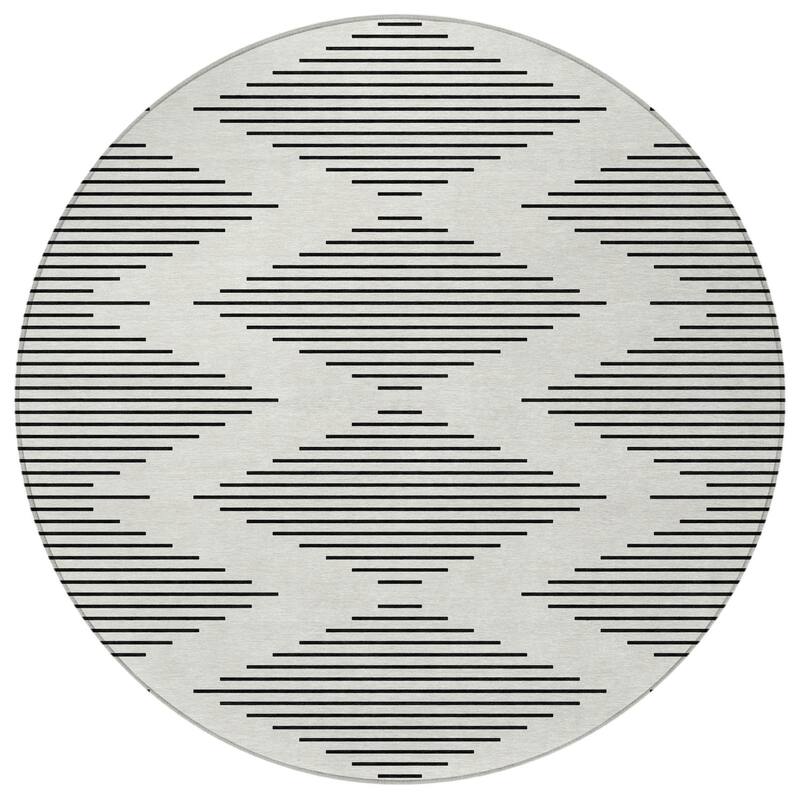 HomeRoots Geometric Transitional Rectangle Outdoor Rug