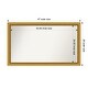 preview thumbnail 188 of 191, Wall Mirror Choose Your Custom Size - Extra Large, Townhouse Gold Wood