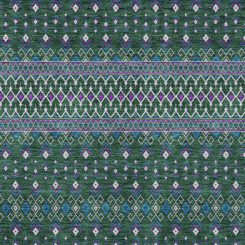 HomeRoots Tribal Transitional Rectangle Outdoor Rug