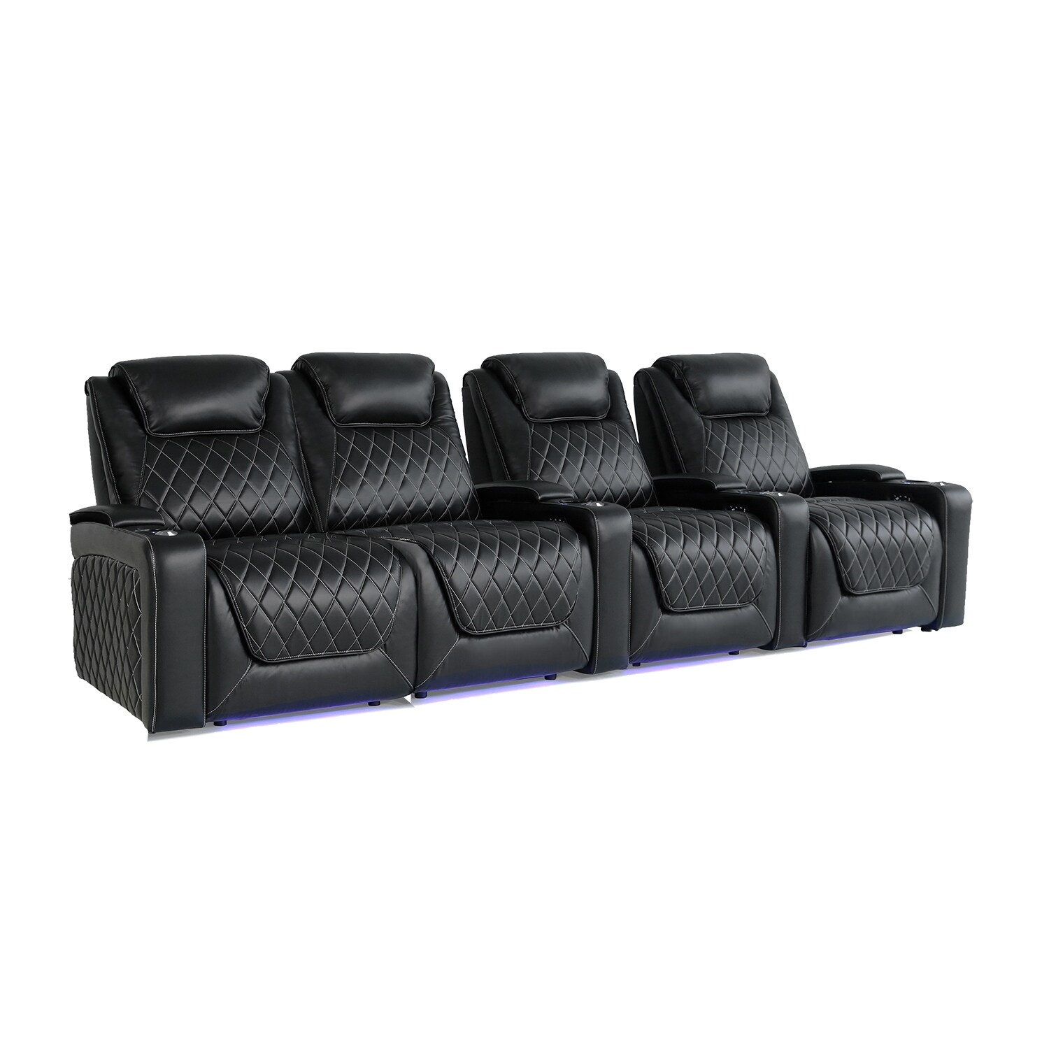 Wall hugger store theater seating