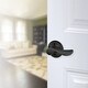 preview thumbnail 4 of 5, Schlage Champagne Right Handed Non-Turning One-Sided Dummy Door Lever Brown Finish