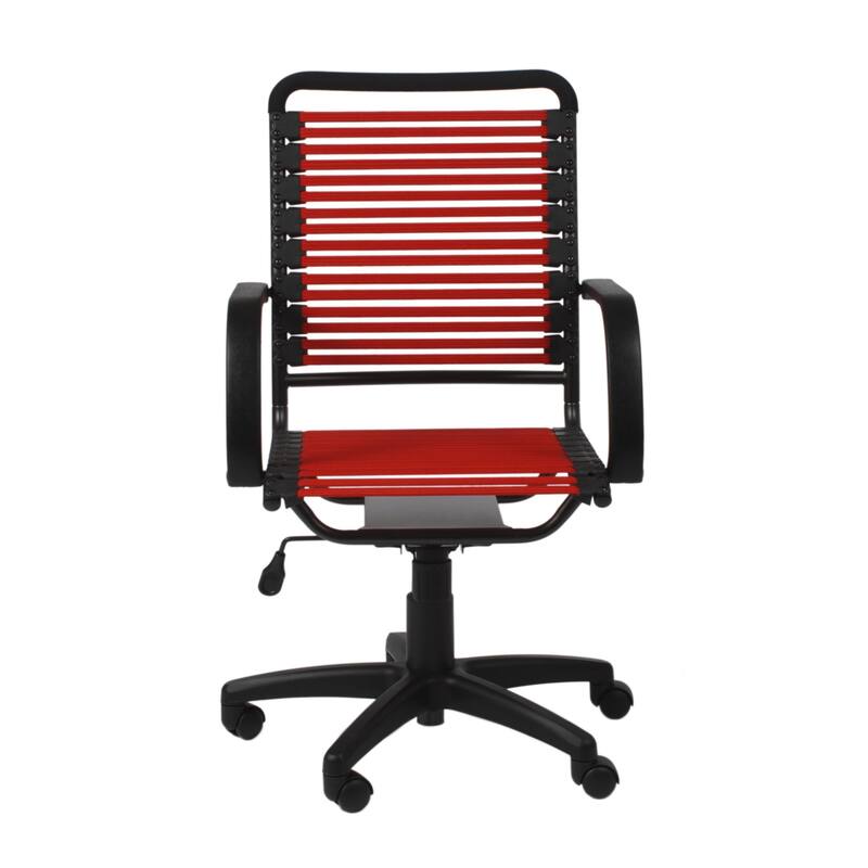 45" All Flat Bungee Cord High Back Office Chair - 23.2" W x 44.5" H x 24.8" D - Red