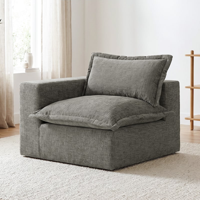 Comfy Cloud Couch Plush Modular Sectional Sofa For Living Room