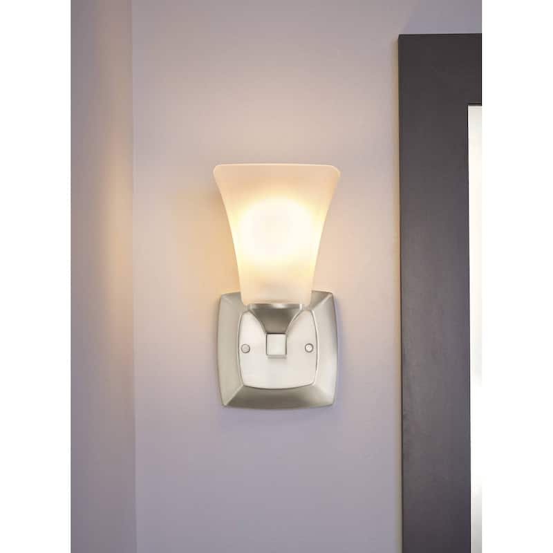 Moen Voss 5" Wide 1 Light Reversible Bathroom Vanity Light Fixture