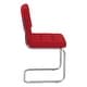 preview thumbnail 11 of 16, Breuer Chair Company Aurora Cushion Padded Seat & Cushion Back Cantilever Side Chair w Chrome Frame (Various Upholstery Fabrics)