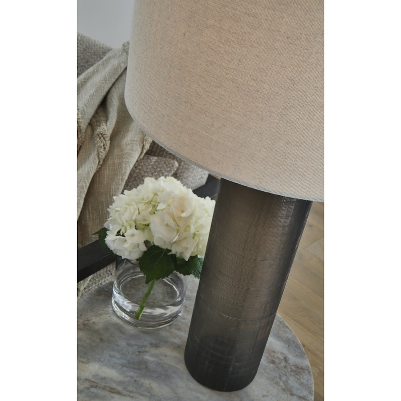 Signature Design by Ashley Dingerly Brown Table Lamp - 14"W x 14"D x 28"H