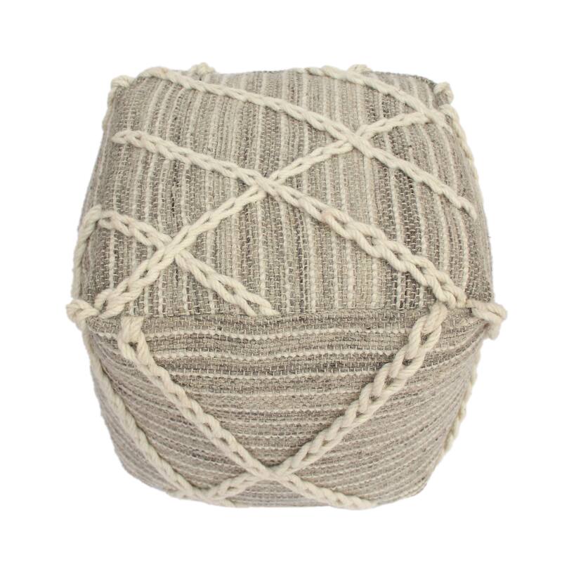 Rope Square Pouf