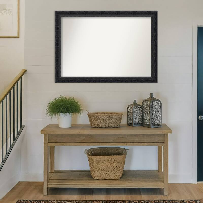 Filigree Non-Beveled Framed Wall Mirror