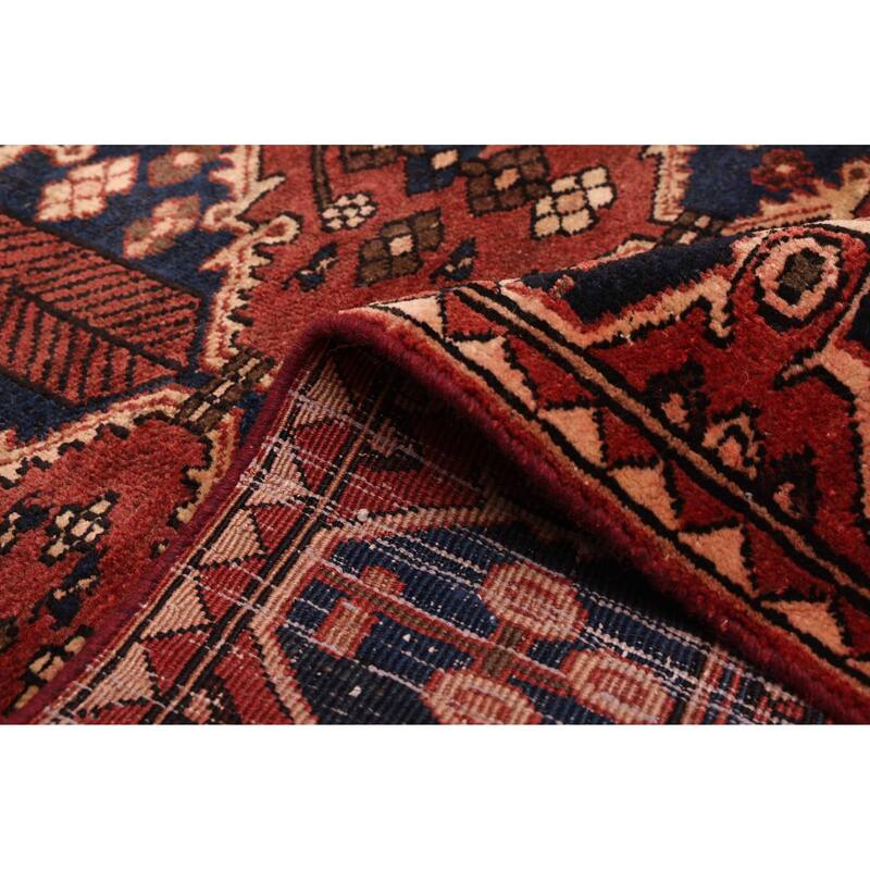 ECARPETGALLERY Hand-knotted Konya Anatolian Dark Red Wool Rug - 4'9 x 6'6