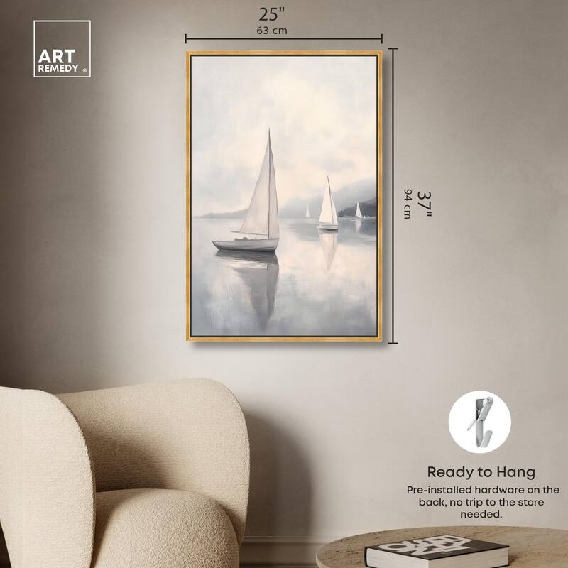 Dreaming of Sails Canvas by Art Remedy