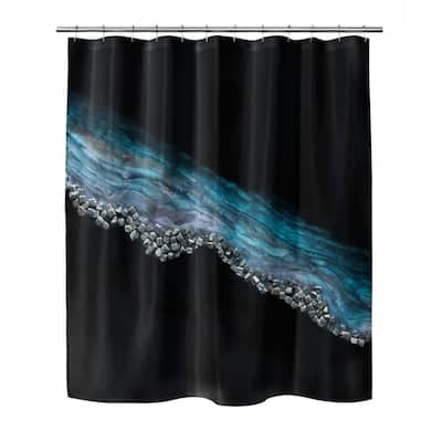 ISLE OF SKY Shower Curtain By Christina Twomey