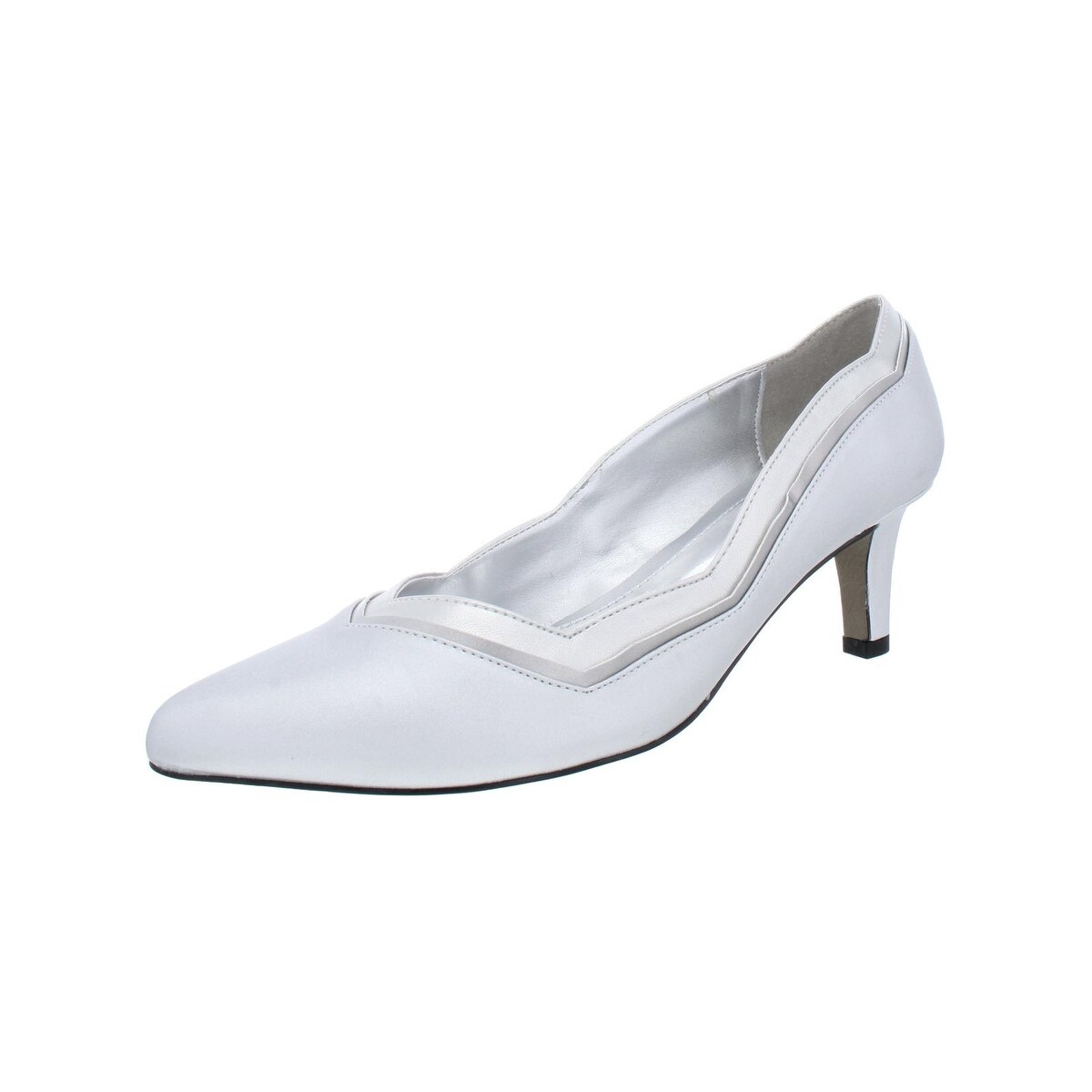 easy street silver dress shoes