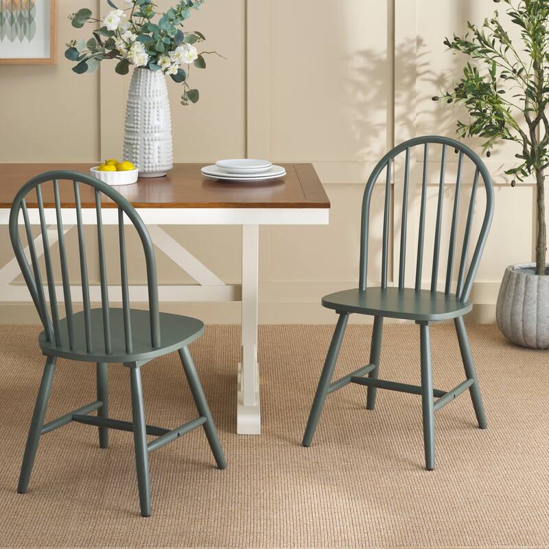 SAFAVIEH HOME Omaha Dining Chair (Set of 2) - 18"W x 18"D x 36"H