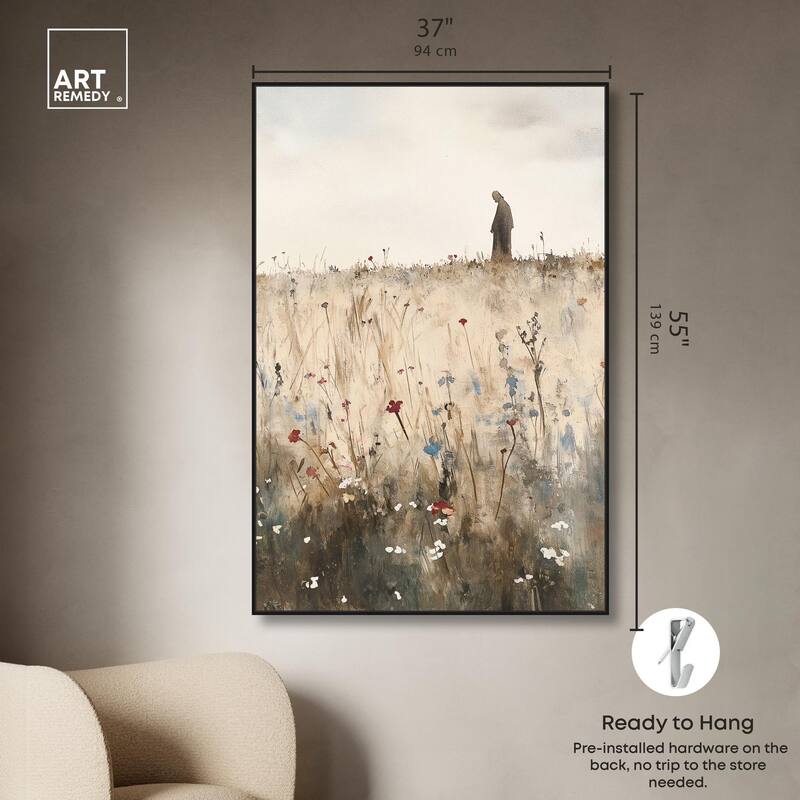 Ambling Monk Canvas by Art Remedy