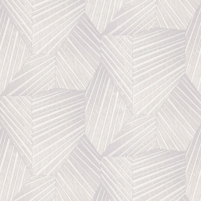 Galerie Wallcoverings Elle Decor 3D Embossed Triangle Design Non-Woven Glitter/Shimmer Wallpaper Roll