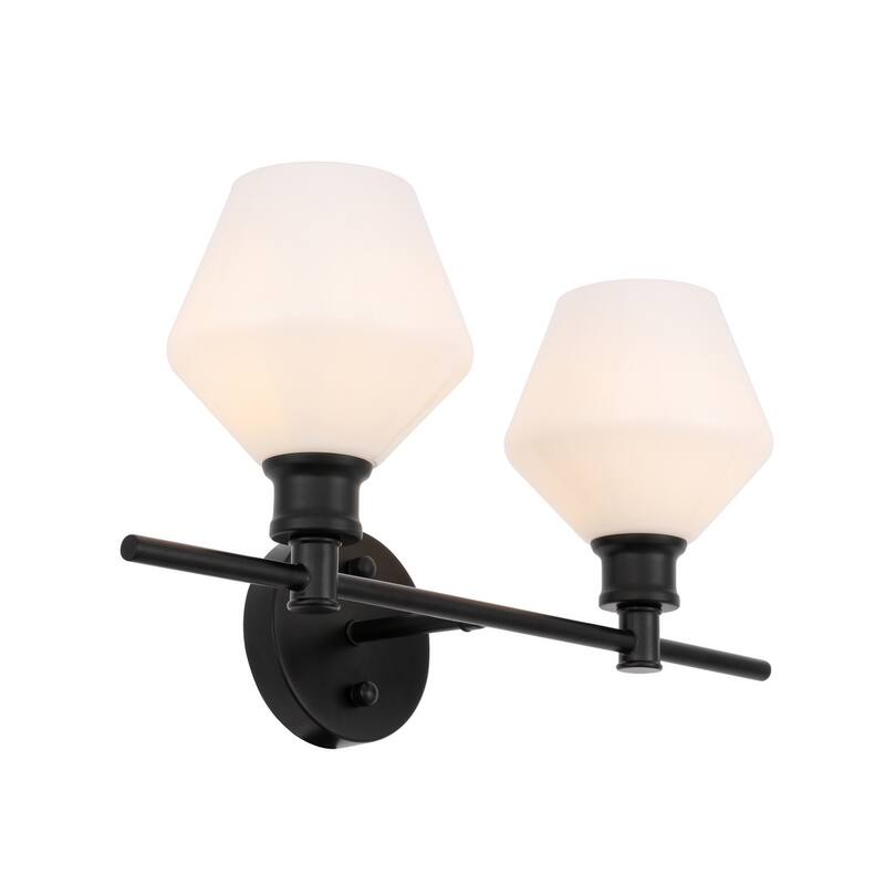 Gerald 2-Light Wall Sconce - 19.1/10.2 - 19.1/10.2
