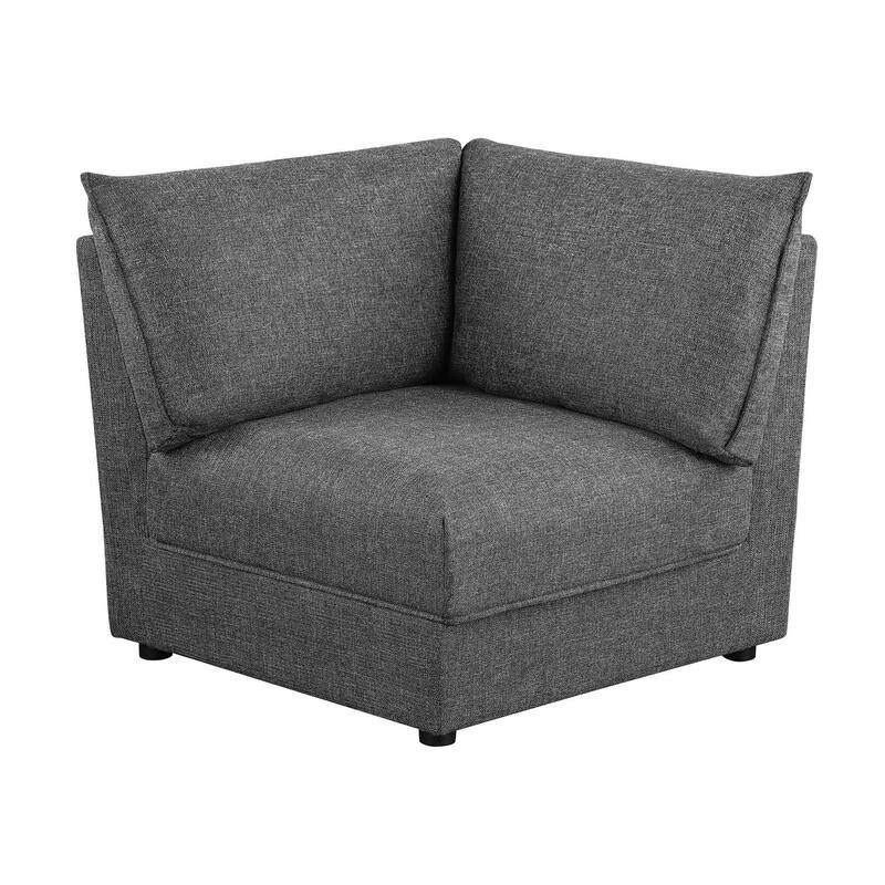 Tomasina Barely Black 5-Piece Modular Sectional Sofa