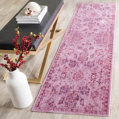 SAFAVIEH Valencia Suheyla Distressed Vintage Boho Oriental Polyester Rug