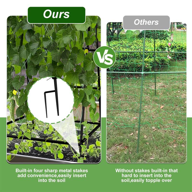 Heavy-duty Green Cucumber Garden Trellis