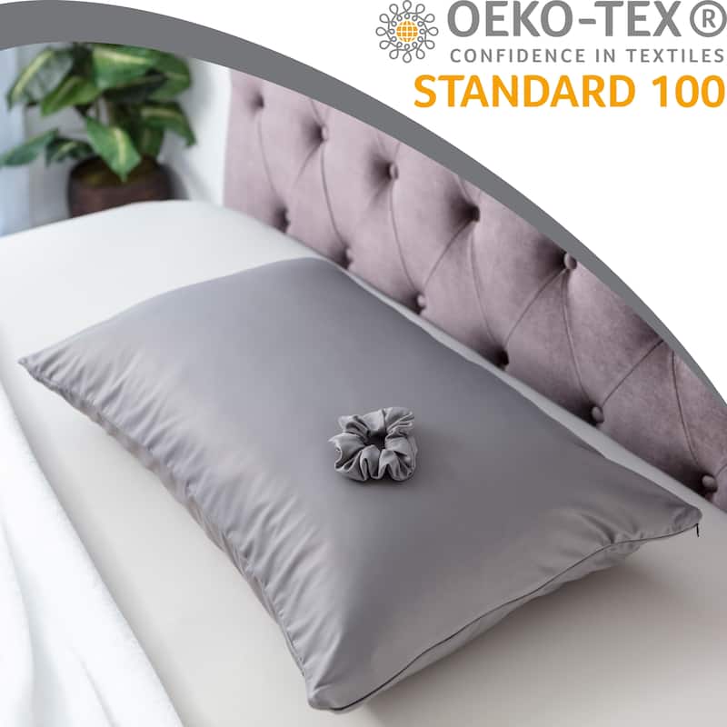 Beauty Pillow Cover Keeps Hair Tangle Free and Bonus Matched Scrunchie