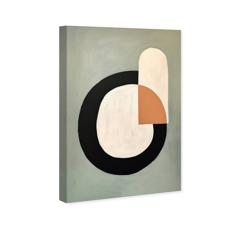 Wynwood Studio Canvas Abstract Mirror and Lipstick Gray and Modern & Contemporary Wall Art Canvas Print